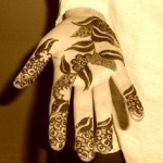 نقوش حنة لعروسة متميزة 2014