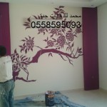 ديكورات الجبس ملونة بالوان جميلة