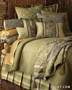 اجمل واروع مفارش سرير للعرسان الجدد 2014/2015