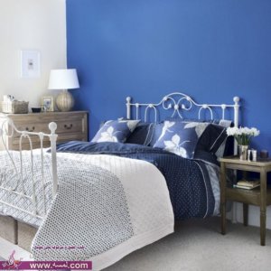 دهانات غرف نوم باللون الازرق 2014 غرف نوم باللون الازرق الجذابة 2015