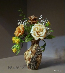 افكار اشغال يدوية من الخرز2014