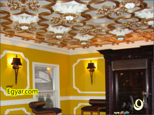 أشكال ديكورات الجبس 2014 – تصاميم جبسية حديثة 2014 – اجمل الديكورات الجبسية 2015