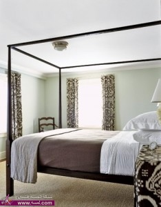 ديكورات باللون الازرق والبنى2014