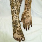نقوش حناء للعروس 2015 , صور نقوش حناء لليدين والقدمين 2014