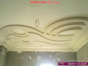 ديكورات جبس معلق للريسبشن – احدث اسقف جبس للريسبشن2014