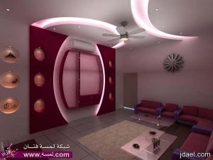اسقف وجدار جبس بديكورات راقيه لغرف النوم والصالات  decor for upscale bedrooms, lounges,