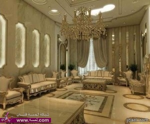 ديكورات وتصاميم قصور سعوديه فخمه واثاث فاخر
