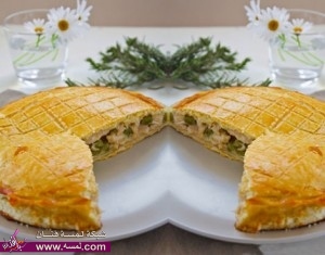 محشية تونة  محشية لحم طريقة عجينة الخضر