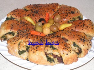 عشاء لذيذفطيره السبانخ والسجق لذيذ جدااوصحى2014