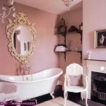 صور حمامات مودرن باللون الروز البمبي2014