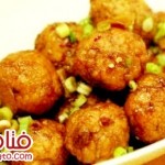 كرات الدجاج بالفطر