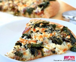 طريقة عمل بيتزا بالسلق من مطبخ فتافيت حورية المطبخ