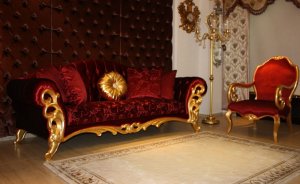 اجمل كنب صالونات كلاسيك فخمة 2015 خيال