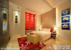غرف نوم رومانسية للمتزوجين – غرف نوم للعرسان 2014