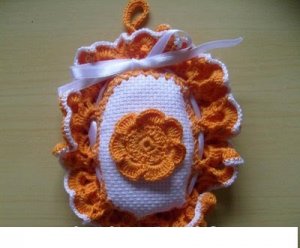 تلبسة كروشيه لصابون،تلبسة صابون كروشيه تحفة