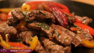 طريقة عمل شرائح اللحم بالريحان الأخضر – شرائح اللحم 2015