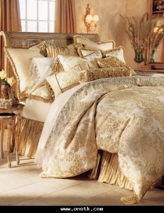 مفارش سرير جديدة للعرسان2014