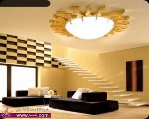 إضاءة المجالس غرف النوم المكاتب الاضاءة في الديكور بالصور إضاءة المجالس 2014