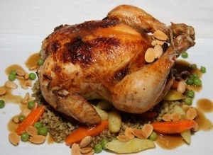 طريقة عمل الدجاج المحشي بالأرز