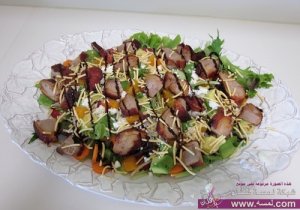 طريقة عمل اللحم المشوي مع الخضروات