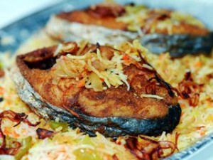 وجبة سحور  برياني السمك اللذيذ