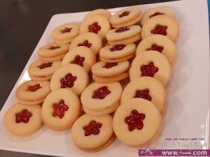 وصفة بسكويت السابليه بالمشمش