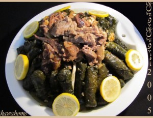 ورق عنب باللحم