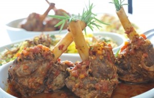 فخذة ضانى محشية بالفريك