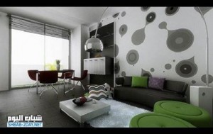 دهانات وورق حائط رهيب جدا 2014لغرف النوم