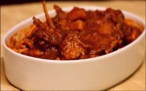 الثريد باللحم والبطاطس