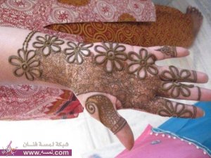 نقوش حناءللعروس 2014  اجدد نقوش حناء للعروسة 2015 روعة للعرايس